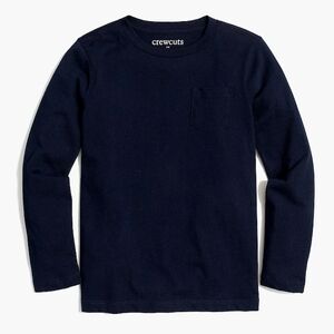 Crewcuts Navy Kids Long Sleeve Shirt